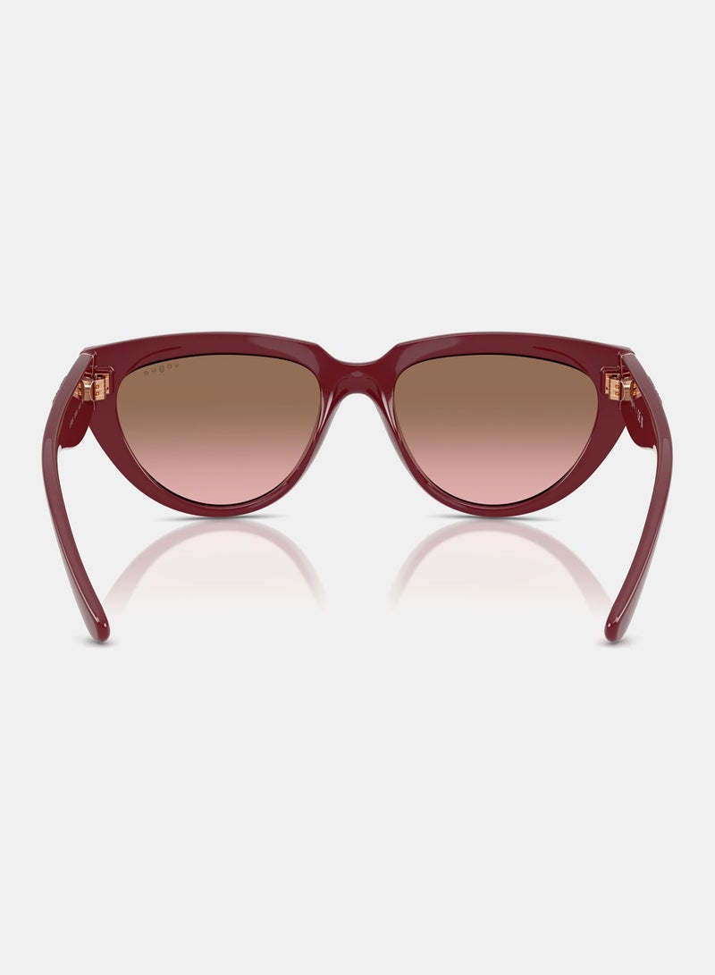 Vogue Full Rimmed Cat Eye Sunglasses 0VO5629S - Image 4